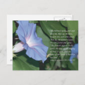 Zong van Solomon 2:10-12 het Briefkaart van de Man (Voorkant / Achterkant)