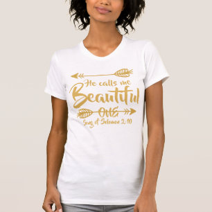 Zong van Solomon 2:10 Hij noemt me een prachtige T-shirt