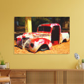 ZONGEBAKKEN PICKUP 24x36 Canvas Afdruk (Insitu (Woonkamer))