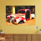 ZONGEBAKKEN PICKUP 32x48 Canvas Afdruk (Insitu (Woonkamer))