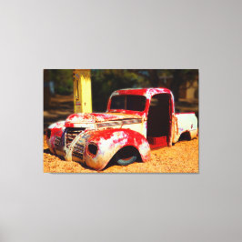 ZONGEBAKKEN PICKUP 32x48 Canvas Afdruk