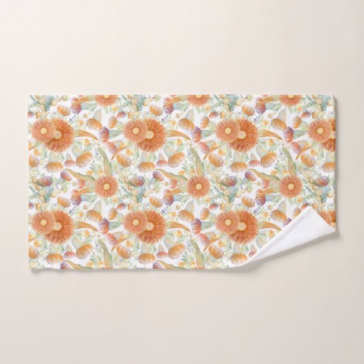 Zongebrande wateren en eucalyptus Blooms Bad Handdoek (Handdoek)