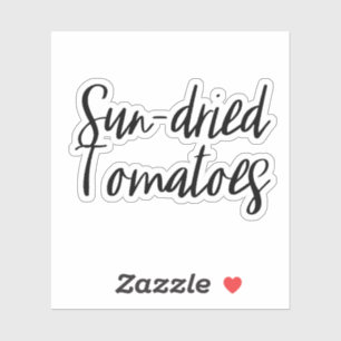 Zongedroogde tomaten Sticker