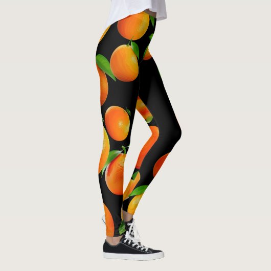 Zongekuste Sinaasappels Leggings (Rechts)