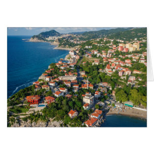 Zonguldak, Vue aérienne, Côte turque de la mer Noi