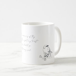 Zongvogel, Bijbelvers, Psalm 143:8, Coffee-Mok Koffiemok
