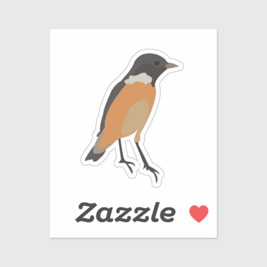 Zongvogel Sticker (Vel)