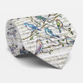 Zongvogel Stropdas (Opgerold)