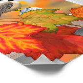 Zongvogels in het najaar poster (Hoek)