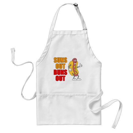 Zonk uit Buns uit Funny Hot Dog Apron Standaard Schort (Voorkant)