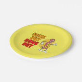 Zonk uit Buns uit Funny Hot Dog Papieren Bordje (Gekanteld)