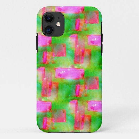 Zonlicht abstract geverfd geel, roze Case-Mate iPhone case (Achterkant)