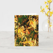 Zonlicht Dans....... Kaart (Gele Bloem)