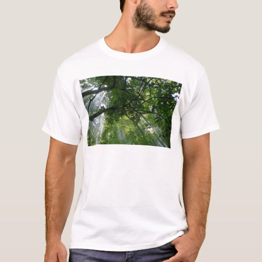 Zonlicht door bomen t-shirt (Voorkant)
