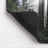 Zonlicht door de kustmammoetbomen muismat (Hoek)