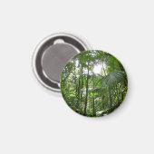 Zonlicht door regenwoud Kanopie Tropisch Groen Magneet (Voorkant / Achterkant)