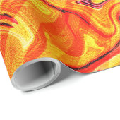 Zonlicht door vlammen..... cadeaupapier (Rol Hoek)