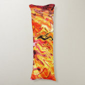 Zonlicht door vlammen...... lichaamskussen (Voorkant Verticaal)