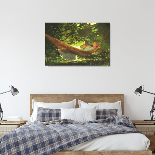 Zonlicht en schaduw (1872) van Winslow Homer Canvas Afdruk (Insitu (Slaapkamer))