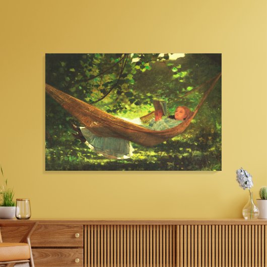 Zonlicht en schaduw (1872) van Winslow Homer Canvas Afdruk (Insitu (Woonkamer))