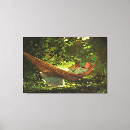 Zonlicht en schaduw (1872) van Winslow Homer Canvas Afdruk (Voorkant)