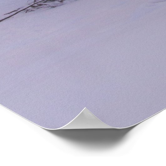 Zonlicht- en sprotbossen poster (Hoek)