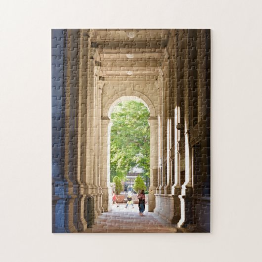 Zonlicht in de architectuur van de New York-Benede Legpuzzel (Verticaal)