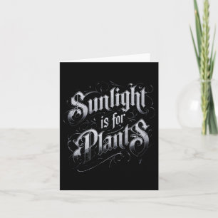 Zonlicht is voor planten kaart