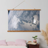 Zonlicht op het water van de aarde. hangend wandkleed (Slaapkamer)