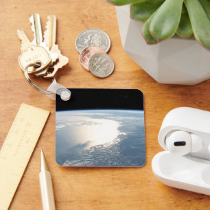 Zonlicht reflecteert voor de Golf van Mexico Sleutelhanger