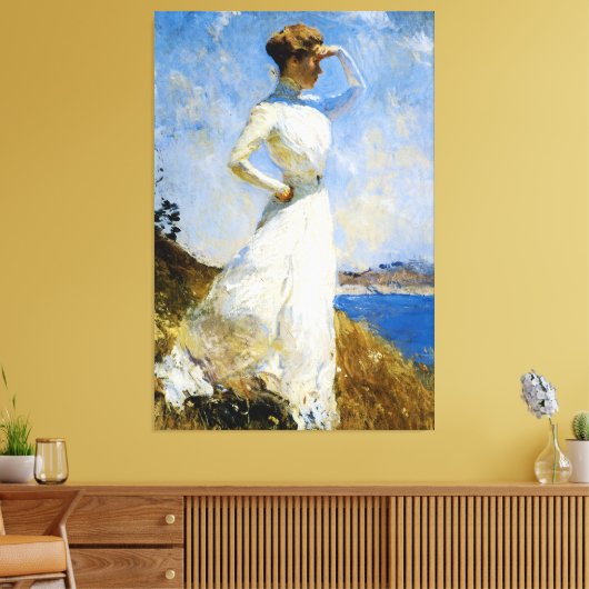 Zonlicht van Frank Benson Canvas Afdruk (Insitu (Woonkamer))