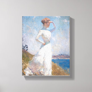 Zonlicht van Frank Weston Benson Canvas Print