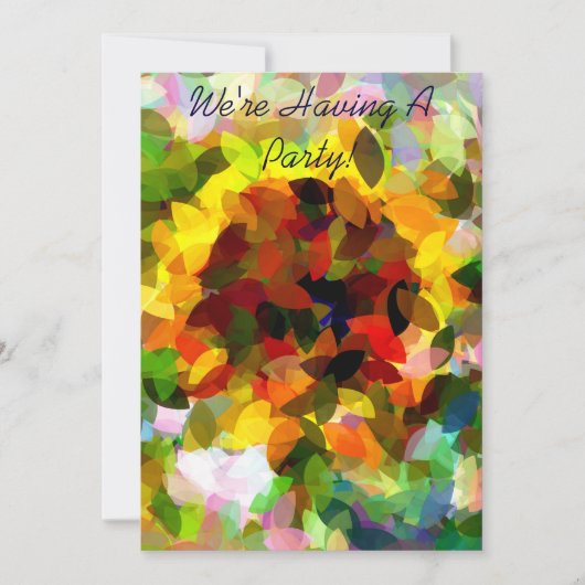 ZONLOWERS-INVITATIE (Voorkant)