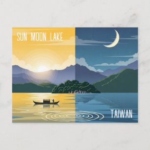 Zonmaanmeer Taiwan Briefkaart