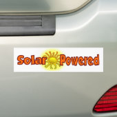 Zonne Bumpersticker (Op auto)
