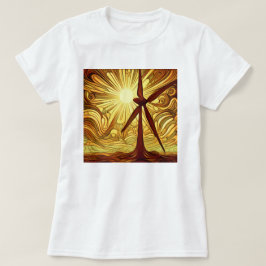Zonne- en windenergie t-shirt