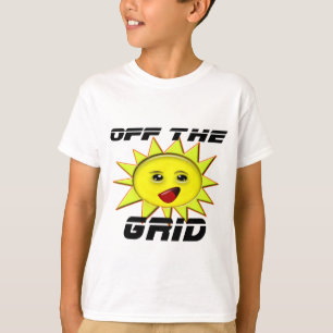 Zonne-energie-cadeaus en T-shirt voor speciale pro