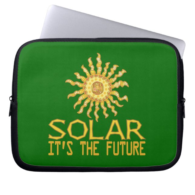 Zonne-energie Laptop Sleeve (Voorkant)