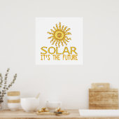 Zonne-energie Poster (Keuken)