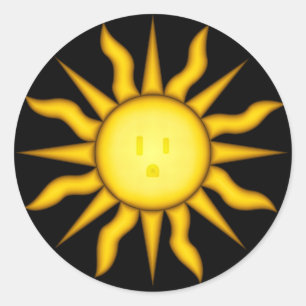 Zonne-energie Sticker