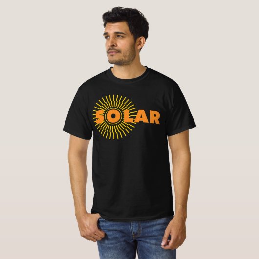 Zonne-energie T-shirt (Voorkant volledig)