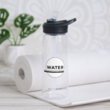 Zonne-energie waterfles quote | Aangepaste naam
