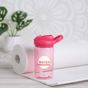 Zonne-energie waterfles quote Aangepaste naam
