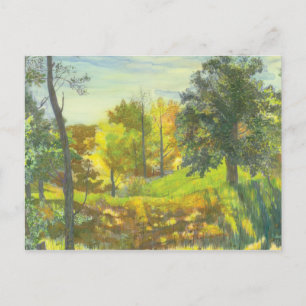 Zonne-herfst Briefkaart