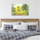 Zonne-herfst Canvas Afdruk (Insitu (Slaapkamer))