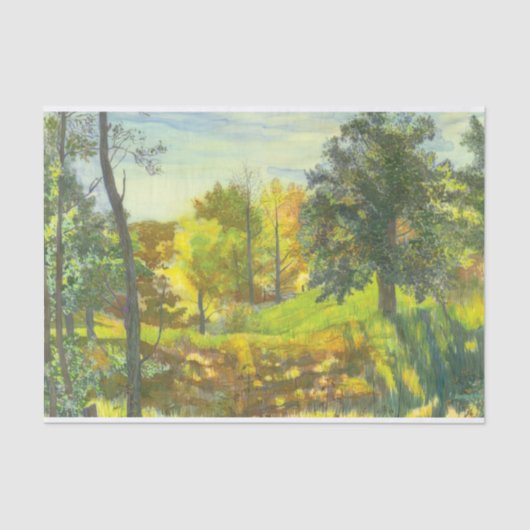 Zonne-herfst Tissuepapier (Voorkant)