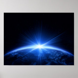 Zonne over Aarde Poster