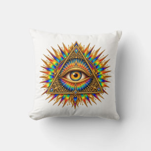 Zonne Sentinel Oog Kussen