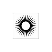 Zonne Symbool Rubber Stempel (Afrduk)