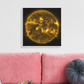 Zonne Zonnevlammen Canvas Afdruk (Insitu (Woonkamer))